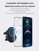 VORTEX BD8A15W Magnetic Wireless Car Charger for Iphone 12/12Mini/12Pro/12Pro Max/13Mini/13Pro/13Pro Max/14Pro/14Pro Max/15Pro/15Pro Max