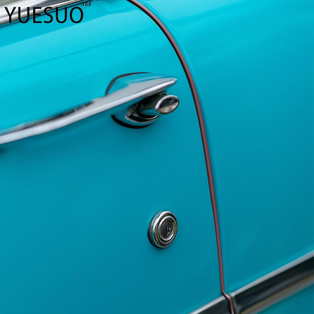 YUESUO Clear Car Door Edge Guards Rubber U Channel Edge Trim 16.4Ft for Most Car No Tools Required (Clear, 16Ft)