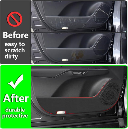 Car Door anti Kick Pad for 2023 2024 Lexus RX 350 350H 500H Accessories Protector Mat Dirty Collision Stickers Inner Decorative
