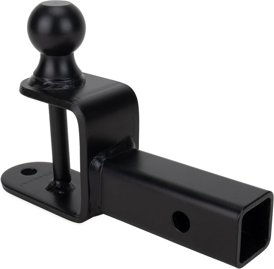 Black Boar UTV ATV Multi-Hitch - Features 2” Hitch Ball, 2” Shank - 6” (L) Shank - Hitch Ball Has 2” Rise & Rated for 2,000Lbs - Use W/Utility Trailers, Tow Straps & Other ATV Accessories (66025)