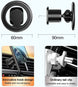 Magnetic 360° Rotation Car Vent Mount Phone Holder for Iphone 15 14 13 12 Series, with Metal Ring for Others Cell Phones as Samsung Galaxy and so On