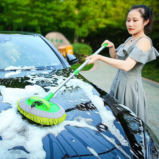 New Telescopic Car Brush Wash Soft Care Mop Vehicle Cleaning Window Adjustable