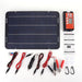 12W Solar Car Battery Charging Kit with Solar Charge Controller Polycrystalline Solar Panel Charger for Car RV Boat Motorcycle