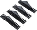 4Pcs Car Rear Lower Bumper Wing Lip Diffuser, Anti-Crash Accessories Spoiler Shark Fin Protector, Rear Bumper Splitter Lip Wing with Screw, Universal Auto Decoration for Car SUV Truck