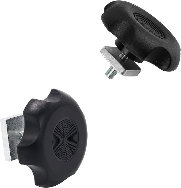 4 Pack 3311578001 Camper RV Awning Brace Knob, Awning Rafter Locking Knobs Replacement Parts with Clamp & Nut Kit, Fit for Carefree/Dometic A&E Camper/Rv/Motorhome Awning Brace Parts