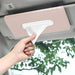 Car Tissue Holder, Car Visor Tissue Holder, PU Leather Car Tissue Holder, Car Sun Visor Accessories for Universal Auto Men Women (Beige, One Size)