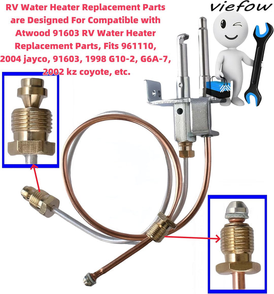 91603 Pilot Assembly Water Heater Parts for Rv/Camper/Trailer Atwood Jade