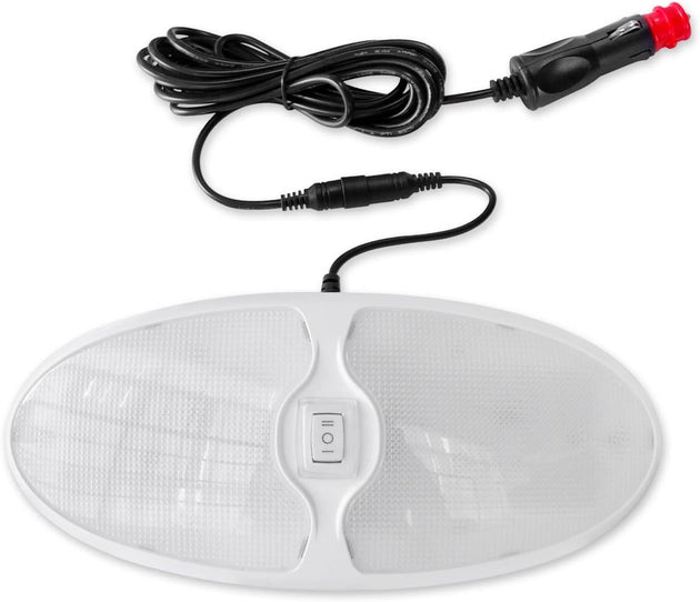 Dream Lighting 12V DC LED Camping Light Kit Tent down Awning Lamp for RV Motorhome Caravan Motorhome Outdoor Indoor Trailer Cool White/Amber Cigarette Connector Charge