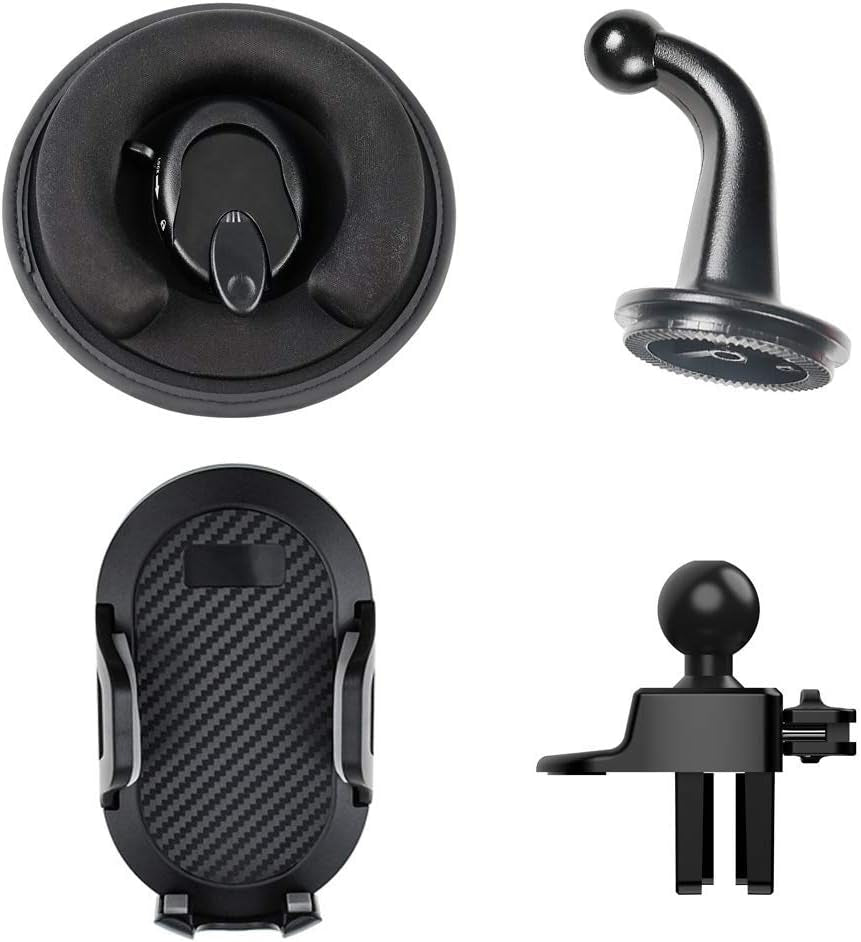 Cell Phone Vehicle Mount,Dashboard Beanbag Friction Mount,2 in 1 Dashboard Mount and Car Air Vent Holder,For Iphone Android and Other Smartphones