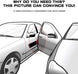 66Ft (20.2M) Long Car Door Edge Guards, U Shape Edge Trim Seal Protector, Anti-Collision Clips Fit for Most Cars | Black |