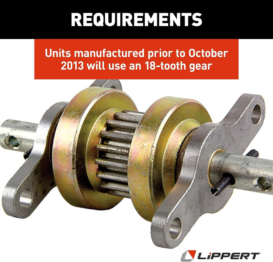 Lippert Components 123356 Heavy Duty RV Slide-Out Gear Pack with Steel Rollers 2.5" X 2.5"