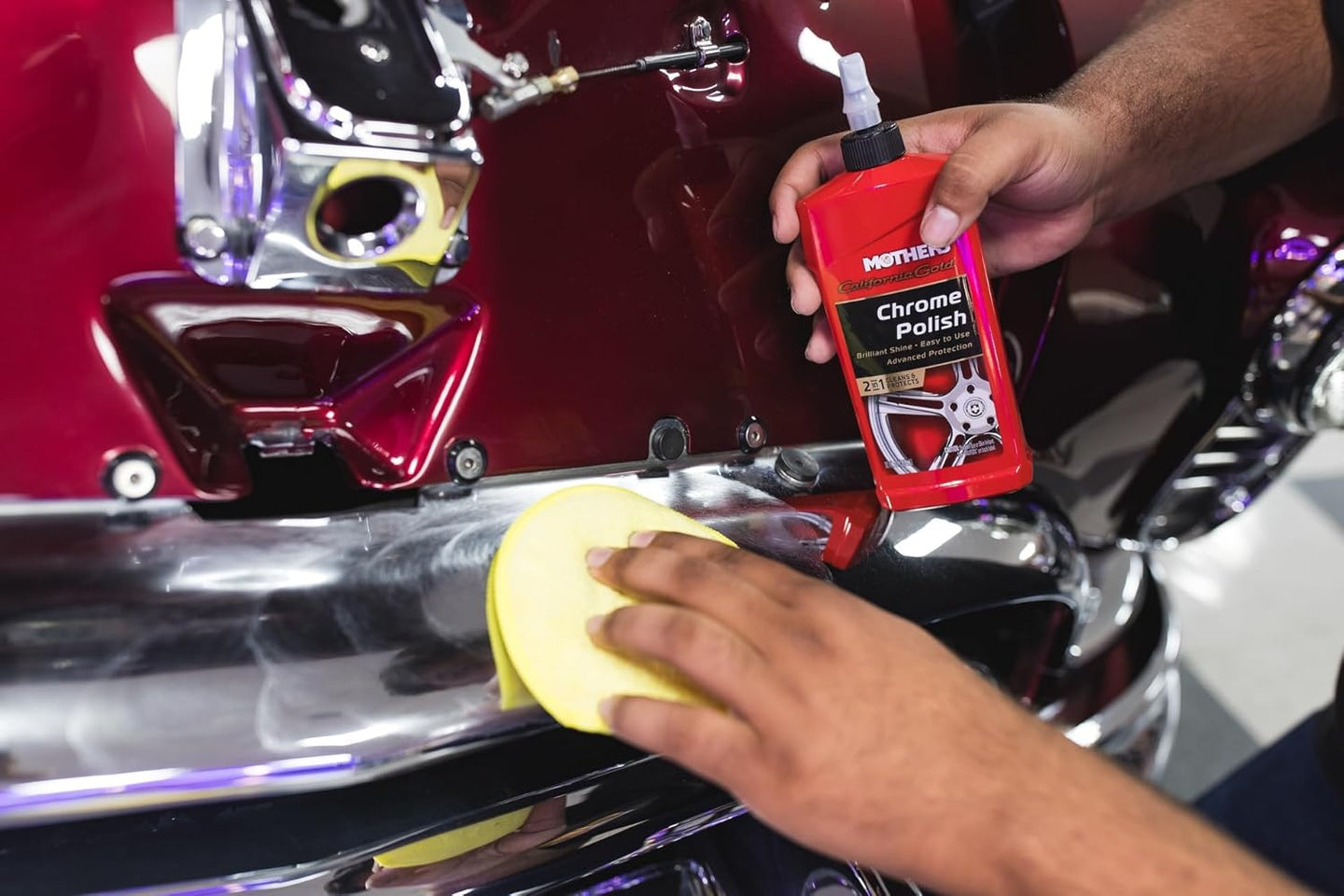 New Mothers California Gold Chrome Wheel Car Care Auto Glass Polish 355Ml 05212 | 05212