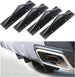 4Pcs Car Rear Lower Bumper Wing Lip Diffuser, Anti-Crash Accessories Spoiler Shark Fin Protector, Rear Bumper Splitter Lip Wing with Screw, Universal Auto Decoration for Car SUV Truck