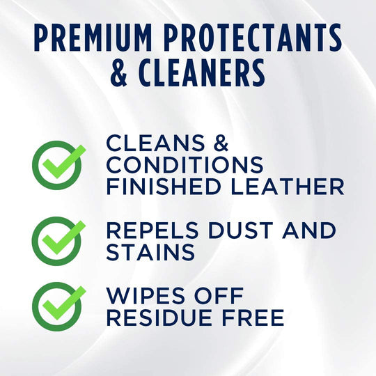 303® Automotive Leather 3-In-1 Complete Care Spray, Conditions Leather to Prevent Cracking and Fading, Strong UV Protection, Safe for All Finished Leather and Vinyl (30218) 473 Ml