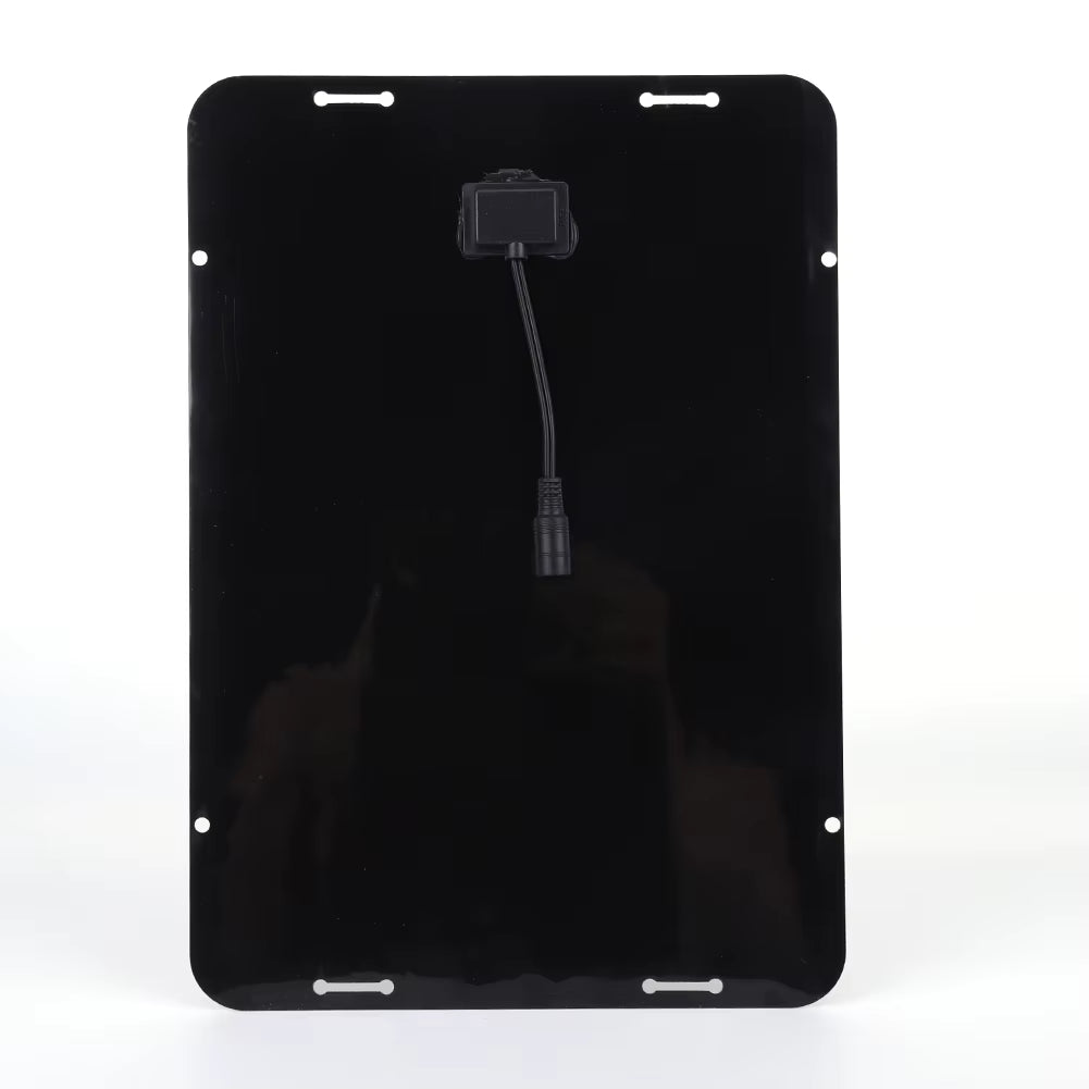 12W Solar Car Battery Charging Kit with Solar Charge Controller Polycrystalline Solar Panel Charger for Car RV Boat Motorcycle