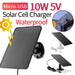 10W 5V Solar Cells Charger Micro USB Charging Monocrystalline Solar Panels with Mount Waterproof for Outdoor Camera Surveillance