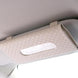 Car Tissue Holder, Car Visor Tissue Holder, PU Leather Car Tissue Holder, Car Sun Visor Accessories for Universal Auto Men Women (Beige, One Size)