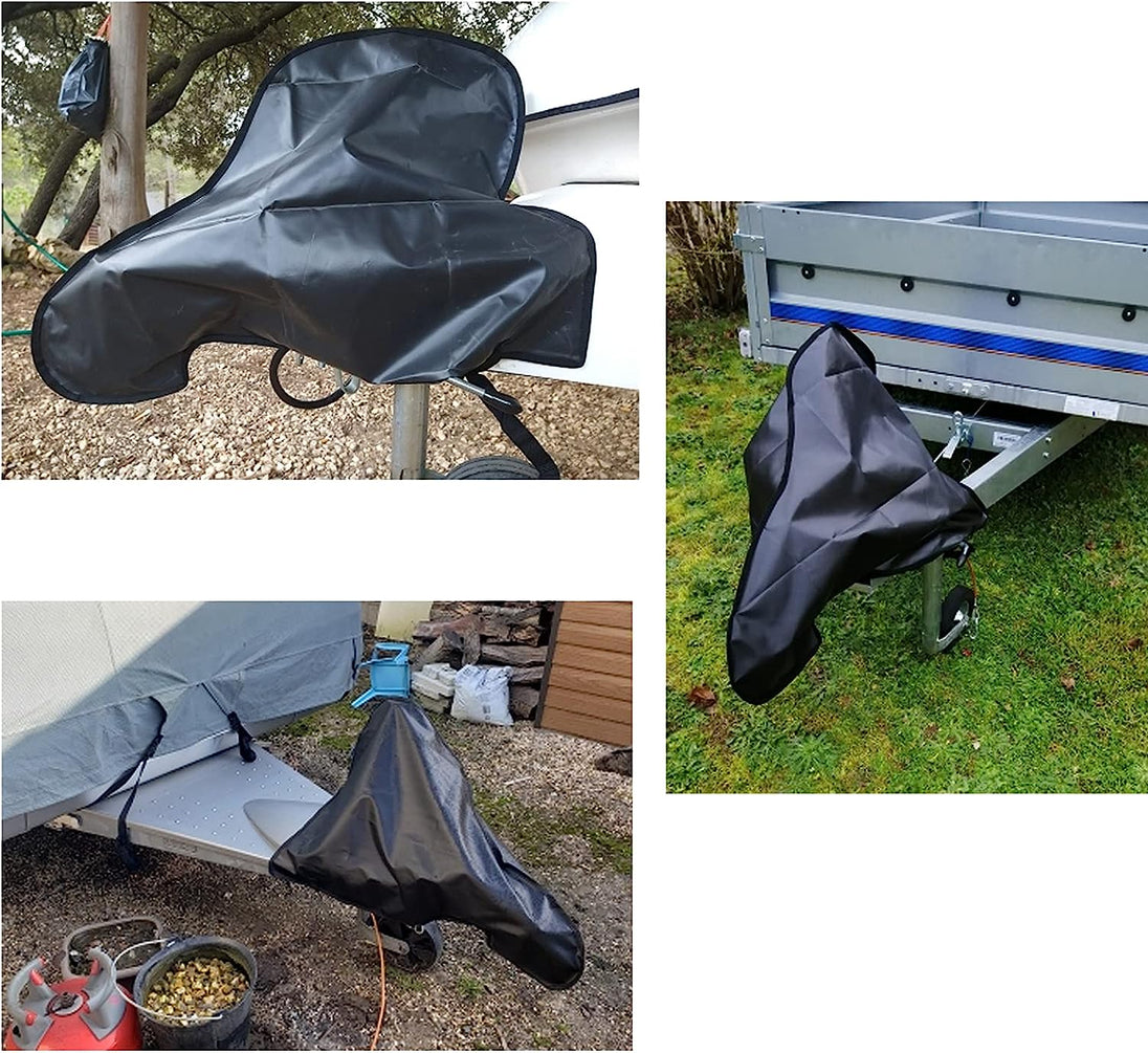 89X63Cm Caravan Hitch Cover, Universal Trailer Caravan Towing Hitch Cover anti Rain Snow Waterproof Dustproof Protector for RV Tow Coupling Lock