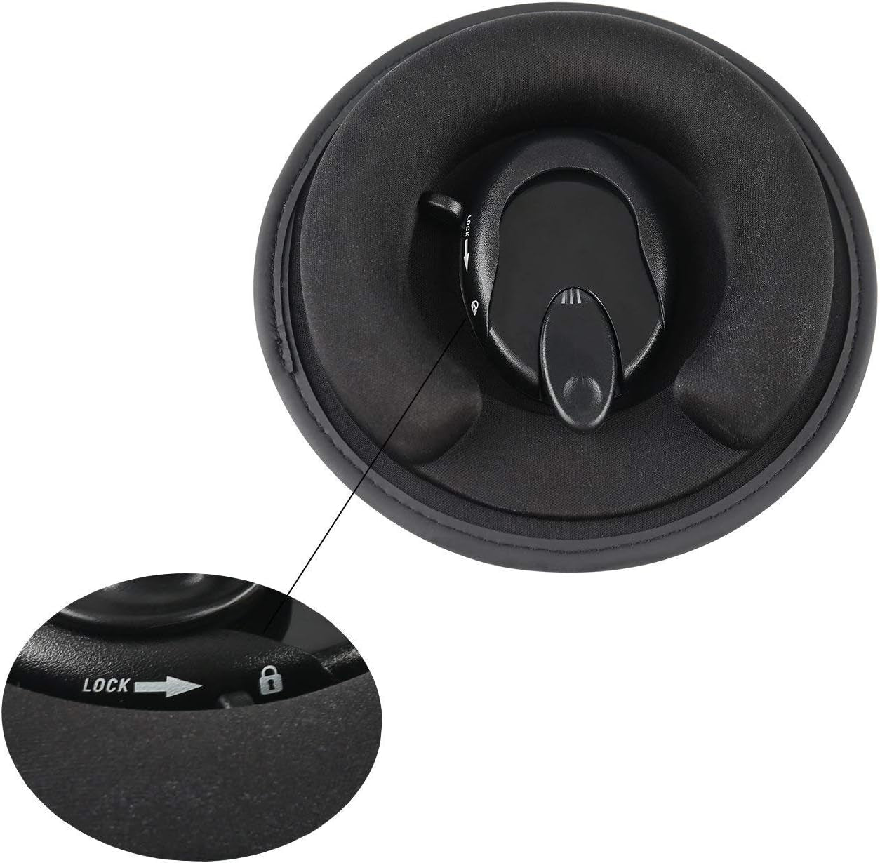 Cell Phone Vehicle Mount,Dashboard Beanbag Friction Mount,2 in 1 Dashboard Mount and Car Air Vent Holder,For Iphone Android and Other Smartphones