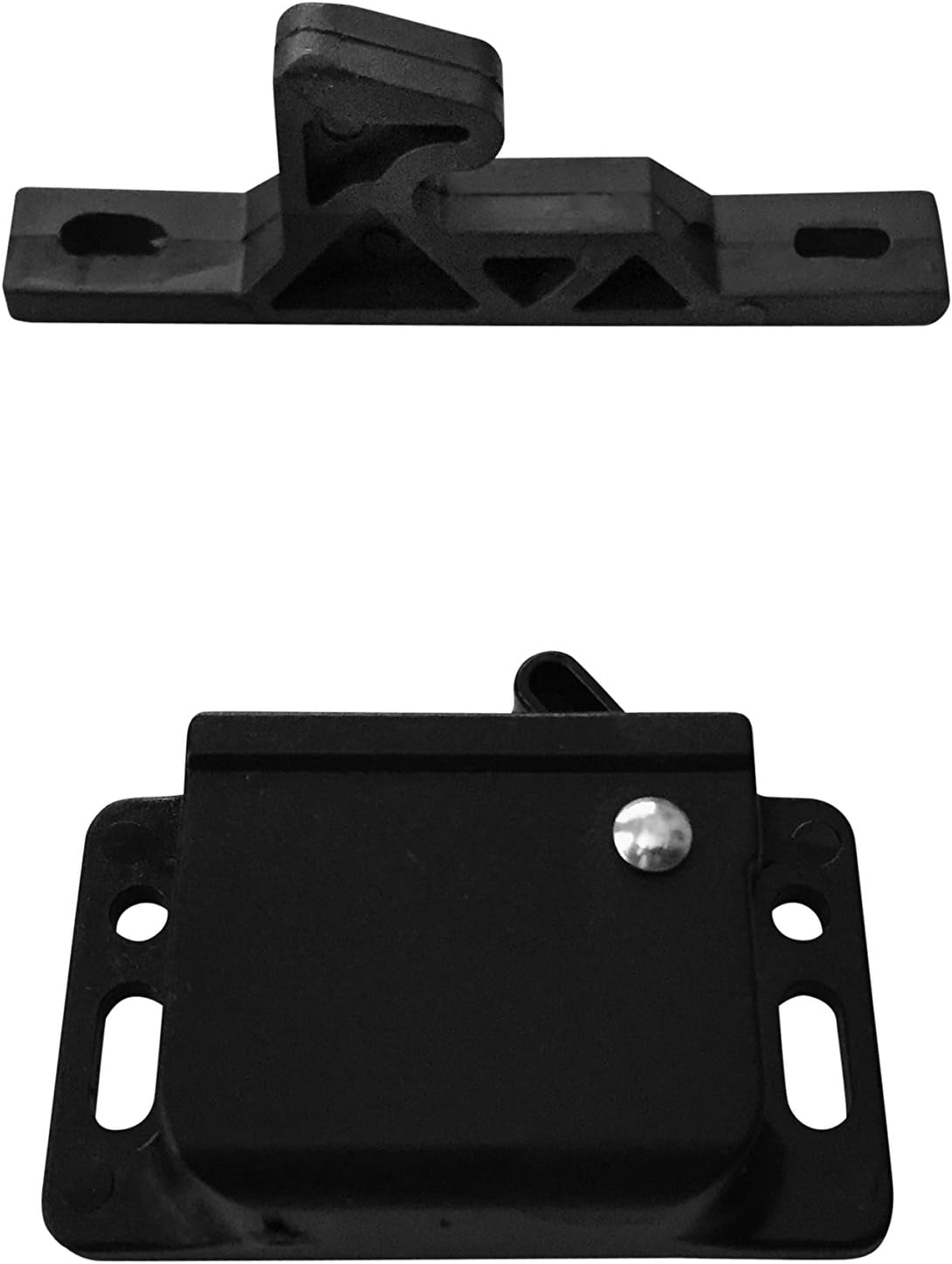 Camp'N - 10 Pack - Push Catch - Latch - Grabber - Holder for RV Cabinet Doors with Mounting Hardware - 5 Lbs Pull Force - Perfect for RV, Trailer, Camper, Motor Home, Cargo Trailer - OEM Replacement