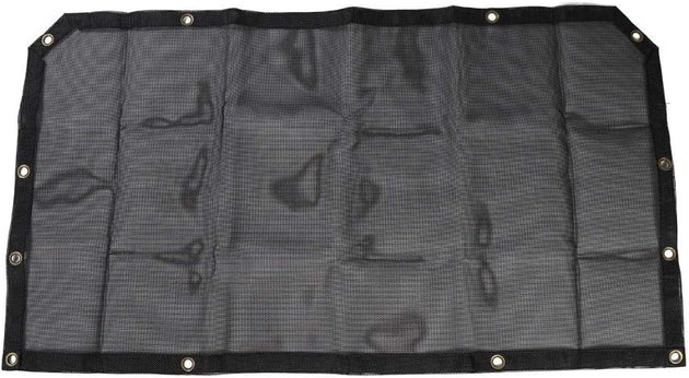 Jecar JL Sunshade Mesh Bikini Top Roof Sun Shade Exterior Accessories for Jeep Wrangler 2018-2022 JL JLU & 2020-2022 Gladiator JT, Black